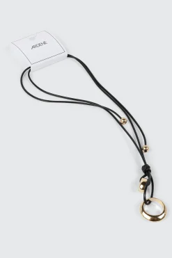 Adjustable Cord Pendant Necklace