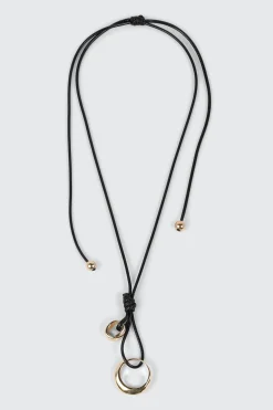Adjustable Cord Pendant Necklace