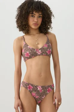 Animal Print Full Coverage Bikini Bottom