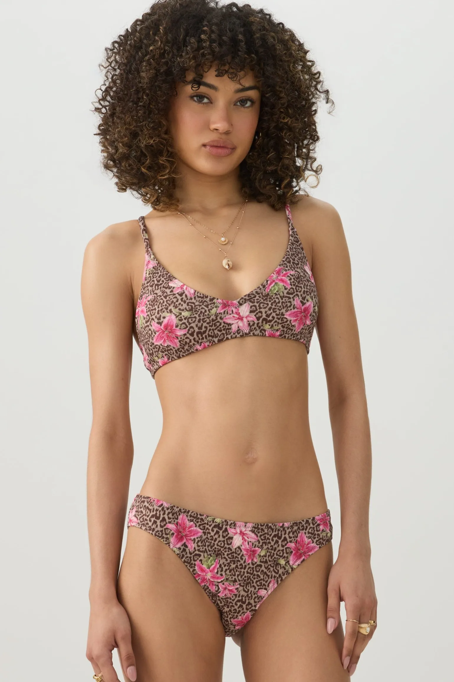 Animal Print Full Coverage Bikini Bottom