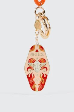 Aries Zodiac Keychain