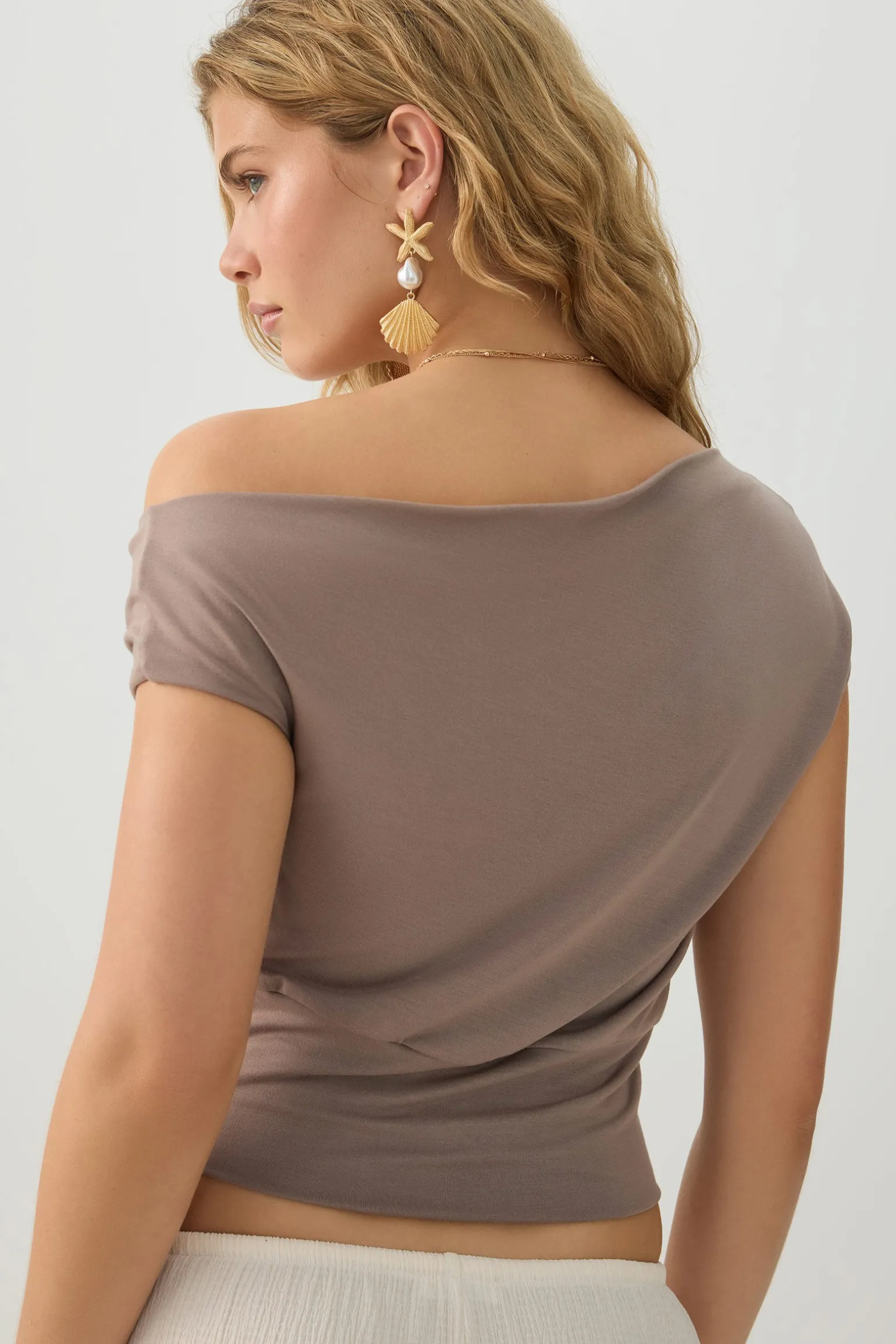 Asymmetrical Knit Top