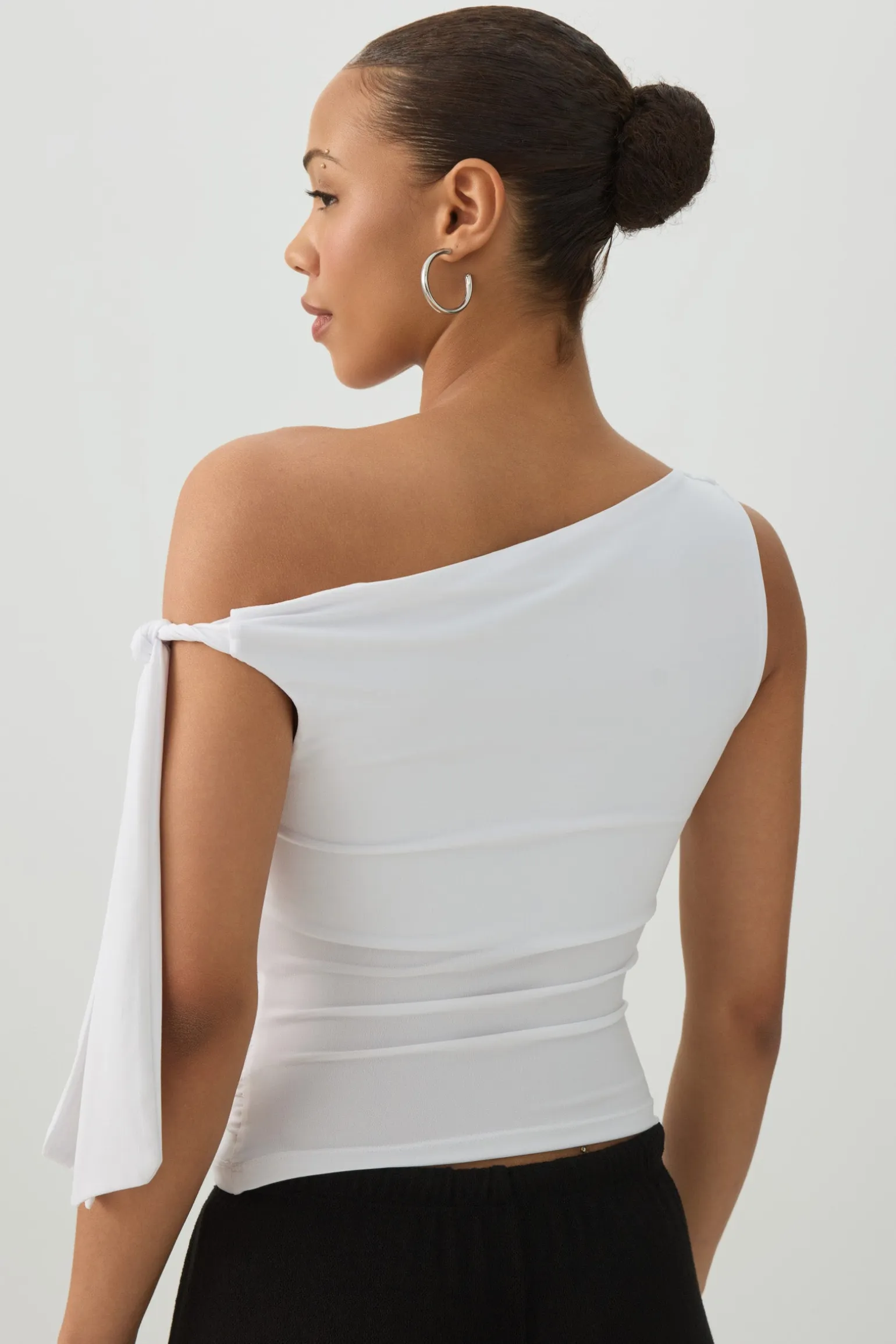 Asymmetrical Off Shoulder Top