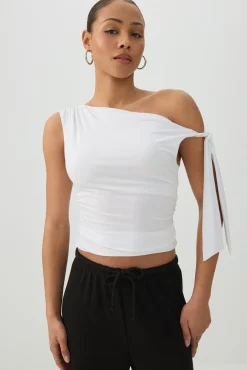 Asymmetrical Off Shoulder Top