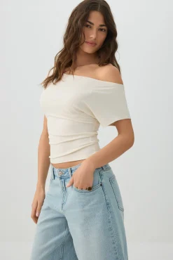 Asymmetric Cinched Top