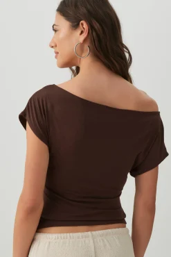 Asymmetric Cinched Top