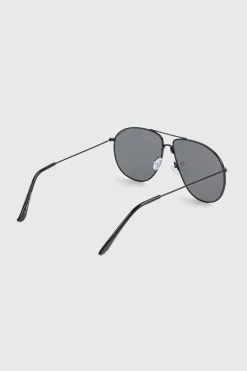 Aviator Slim Metal Sunglasses
