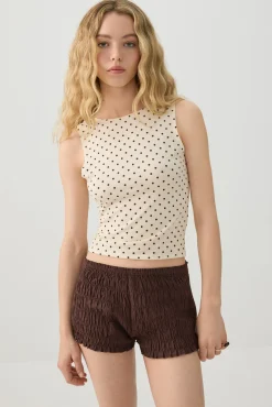 Back Bow Sleeveless Top