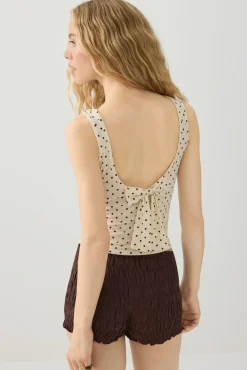 Back Bow Sleeveless Top