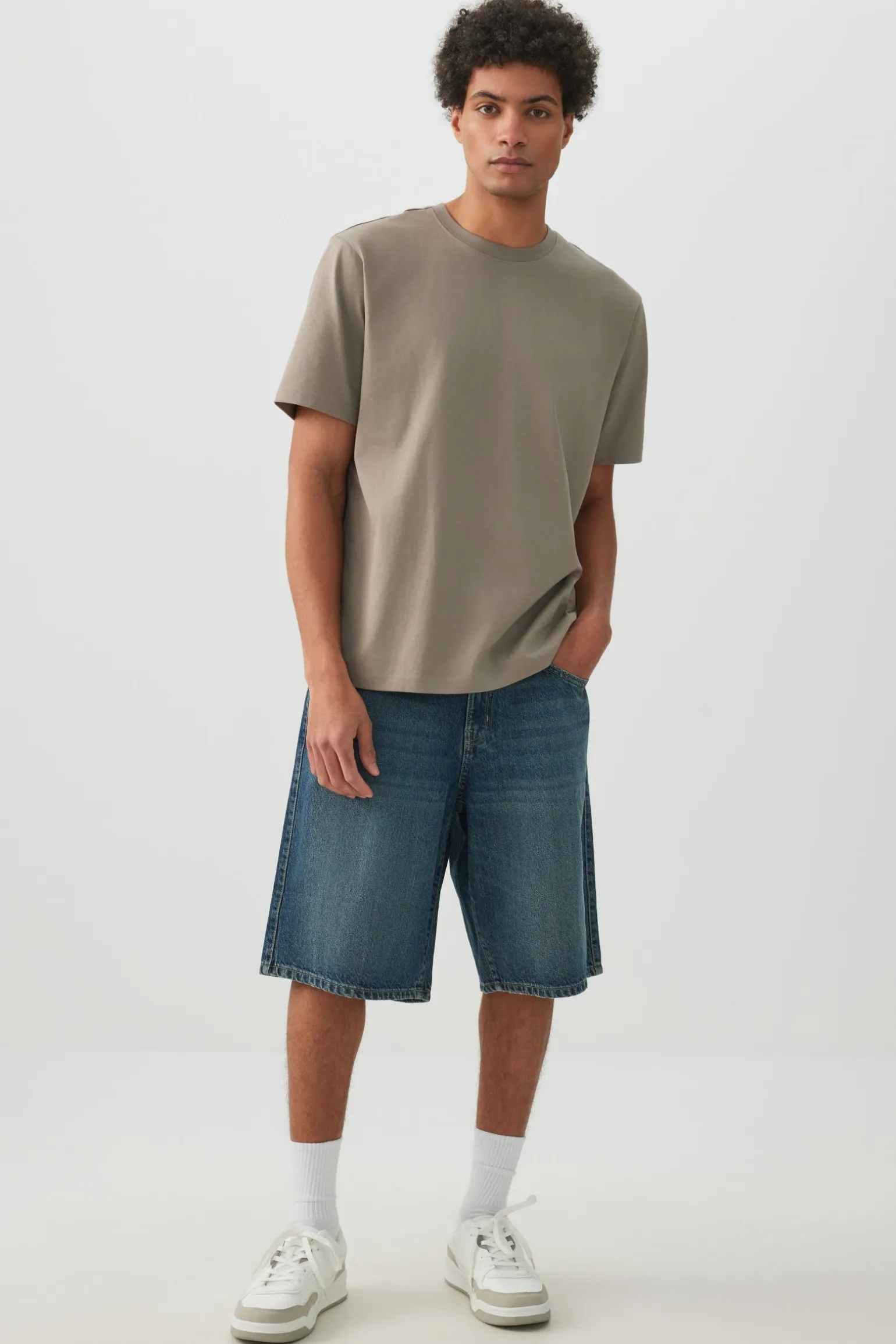 Baggy Denim Shorts