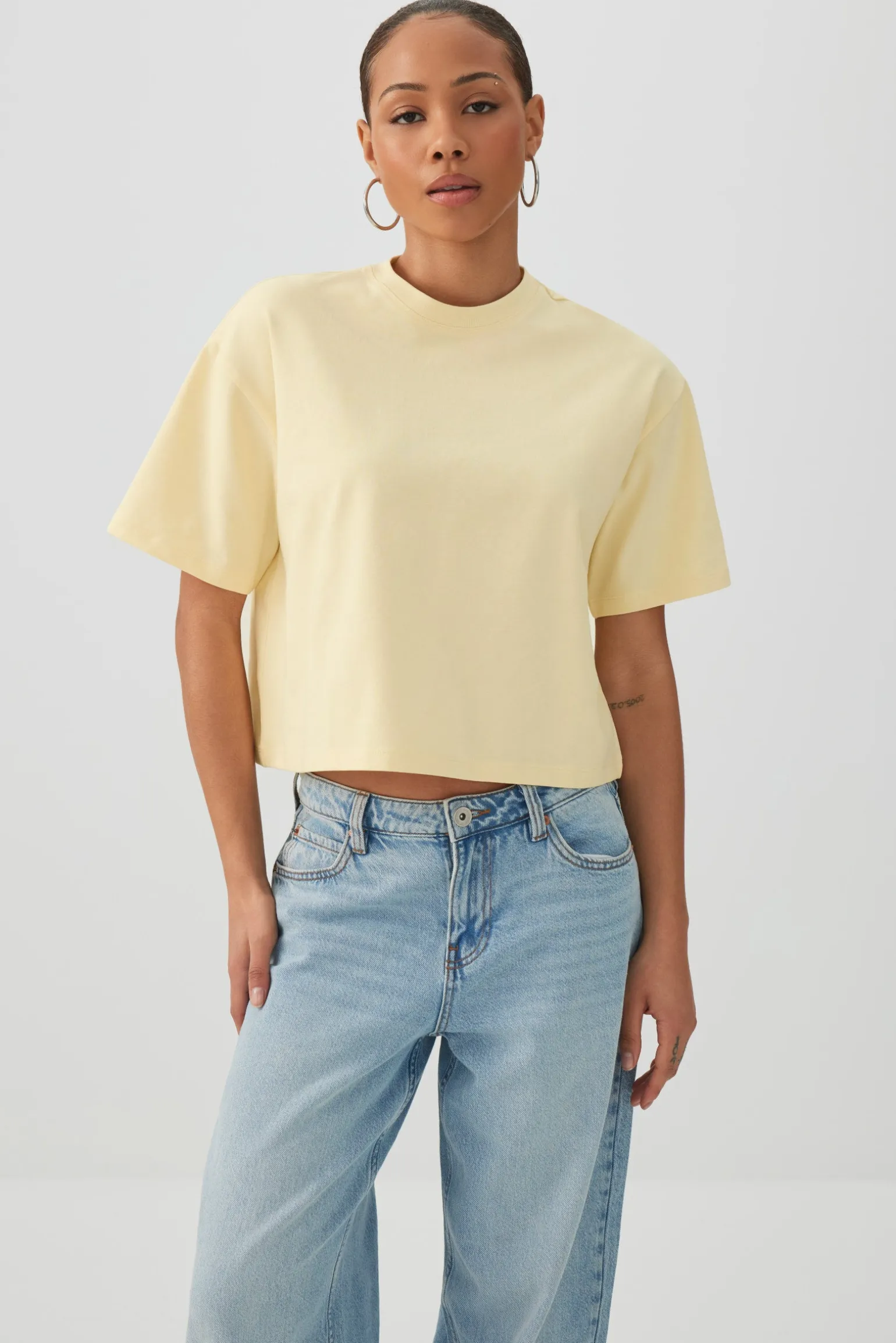 Basic Boxy Short Sleeve T-Shirt