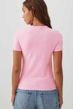 Basic Fitted Short Sleeve T-Shirt