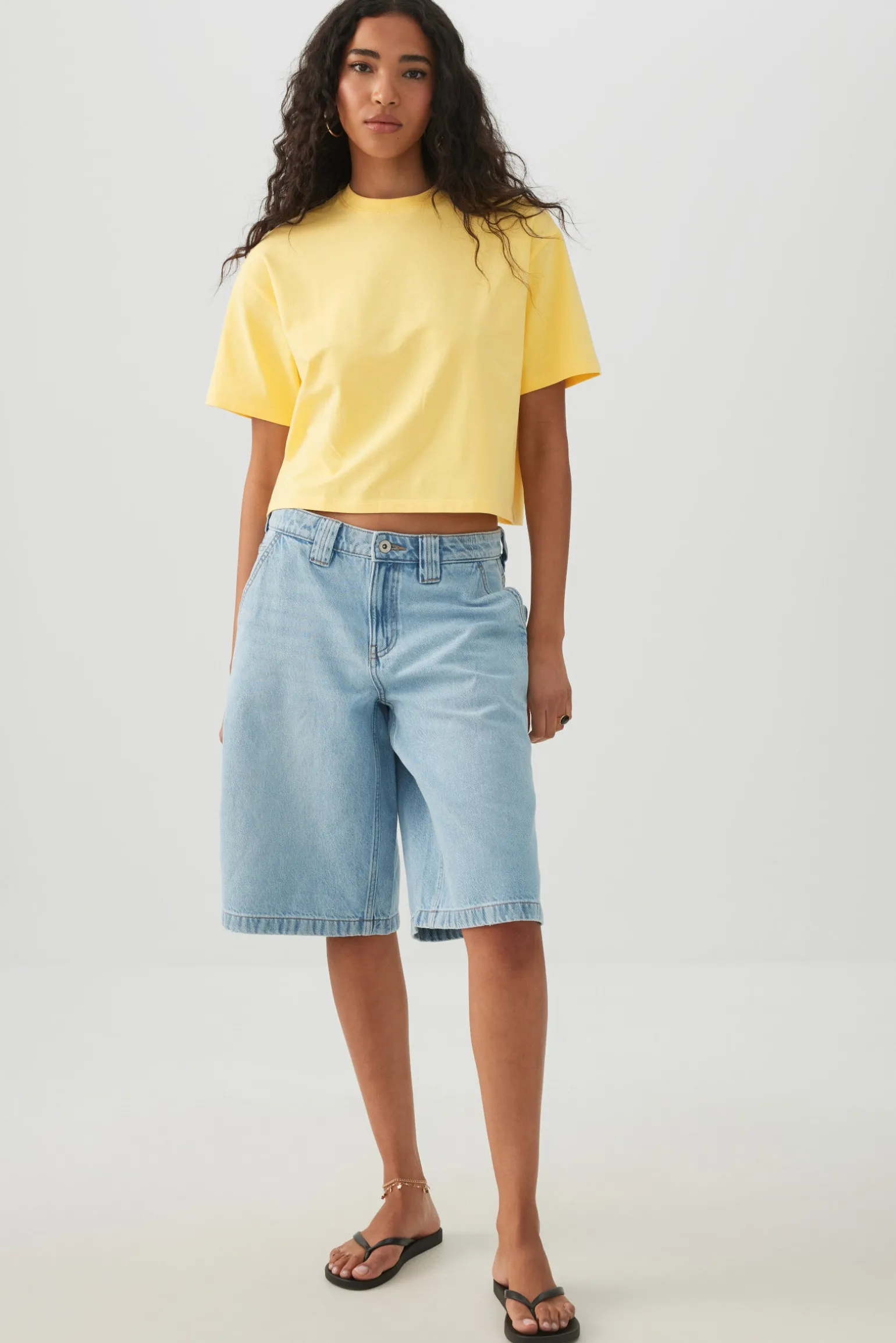 Basicore™ Boxy Cropped T-Shirt