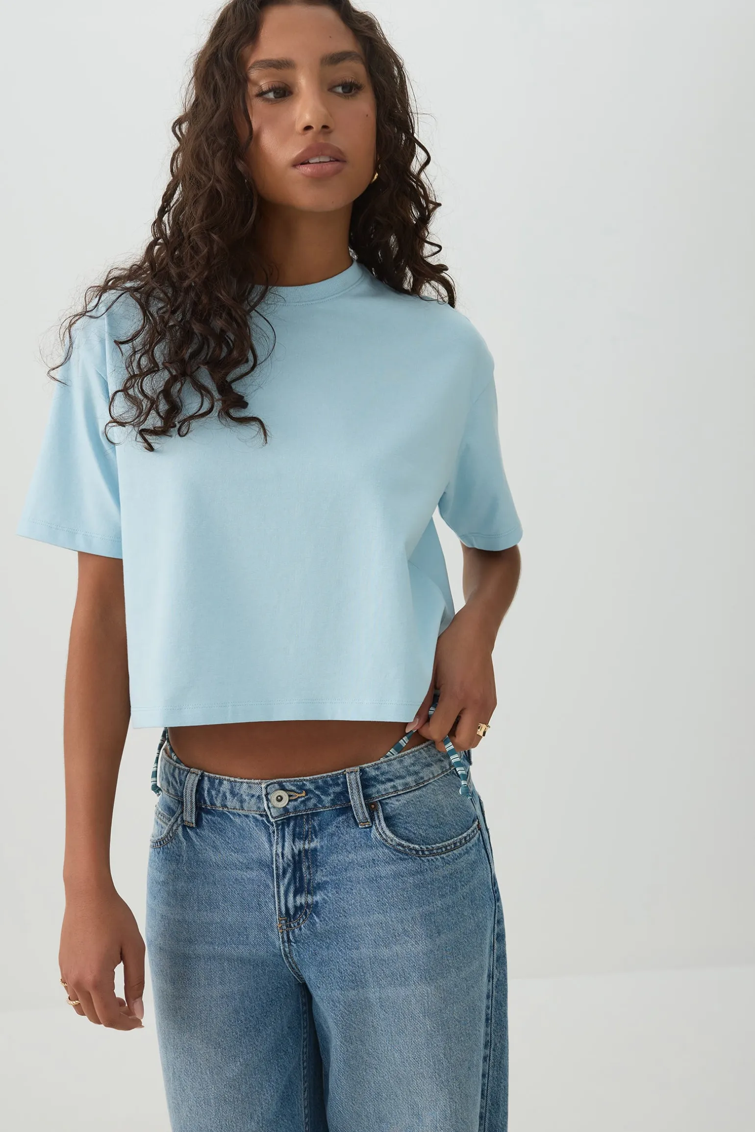 Basicore™ Boxy Cropped T-Shirt