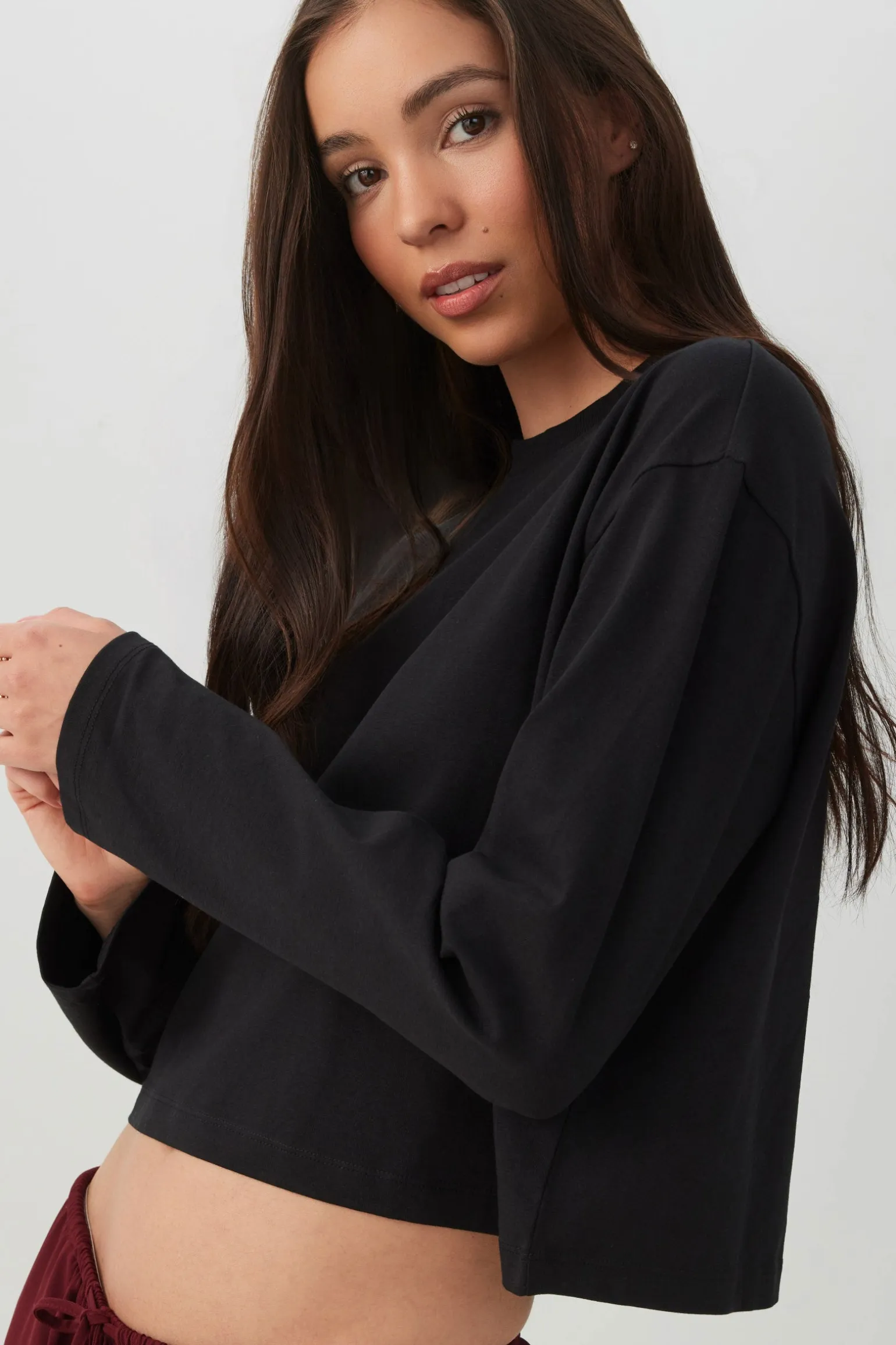 Basicore™ Boxy Long Sleeve T-Shirt