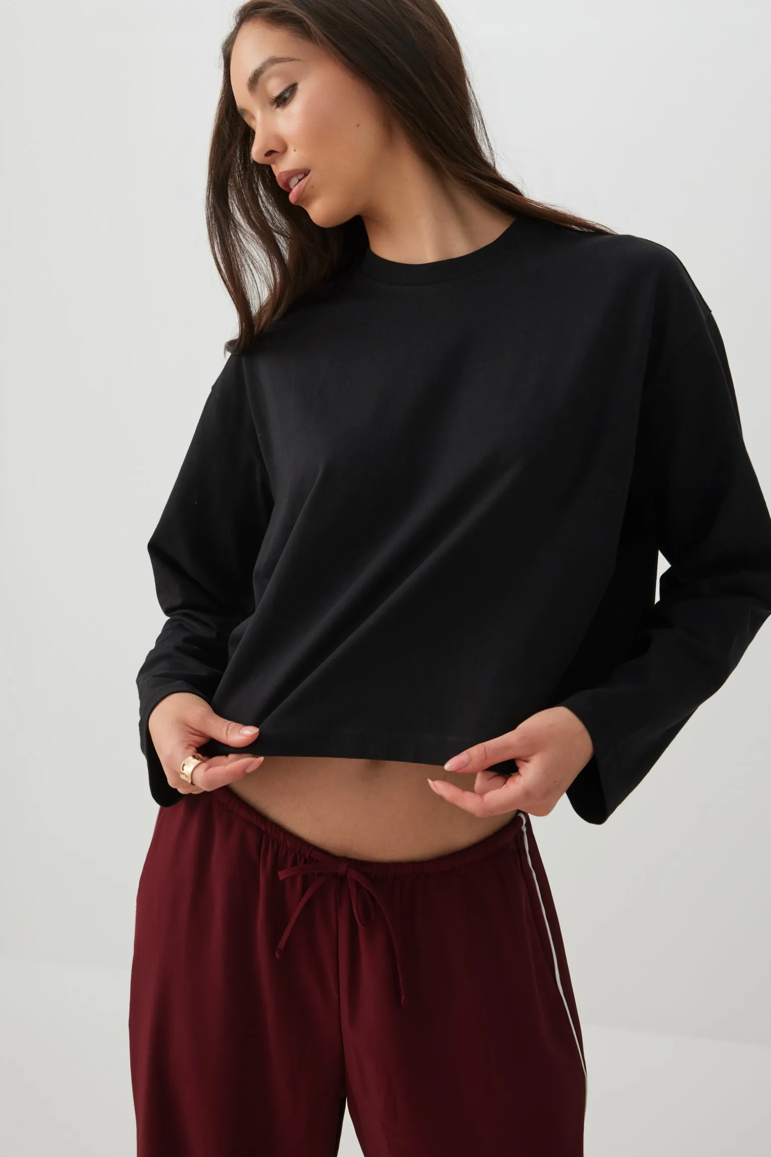 Basicore™ Boxy Long Sleeve T-Shirt