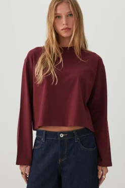 Basicore™ Boxy Long Sleeve T-Shirt