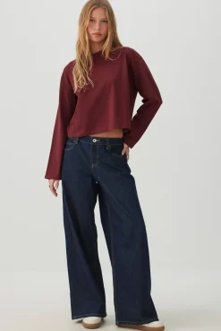 Basicore™ Boxy Long Sleeve T-Shirt