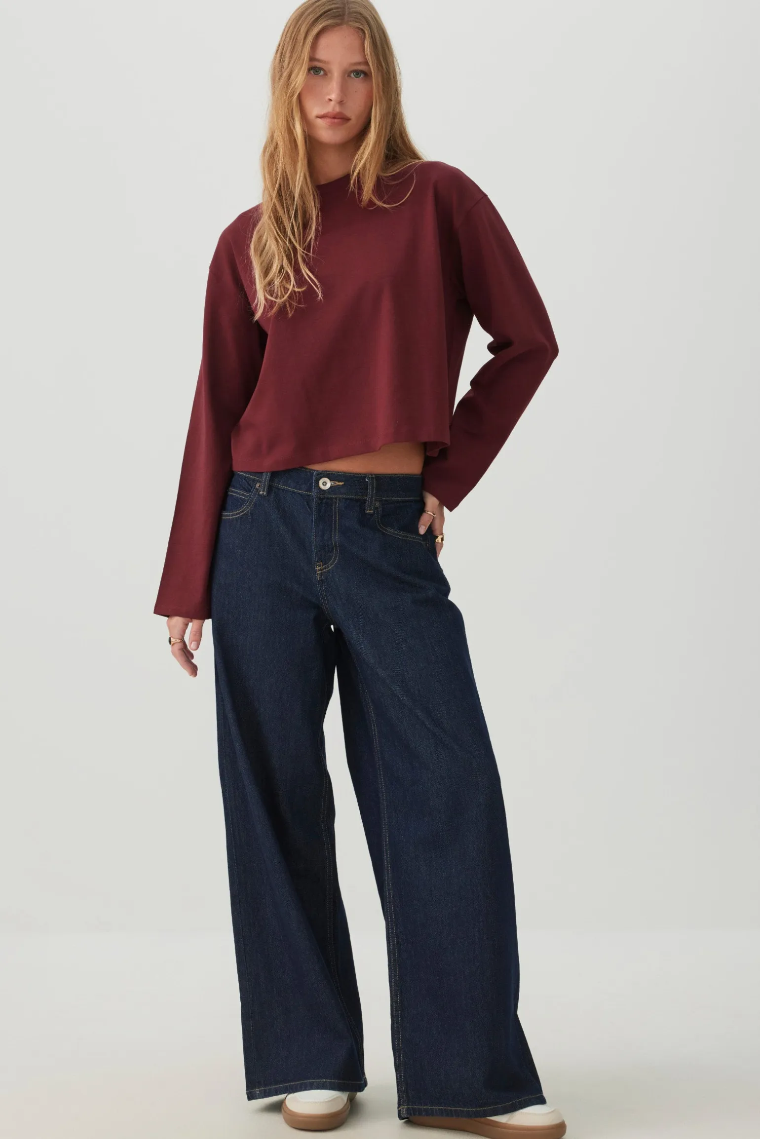 Basicore™ Boxy Long Sleeve T-Shirt