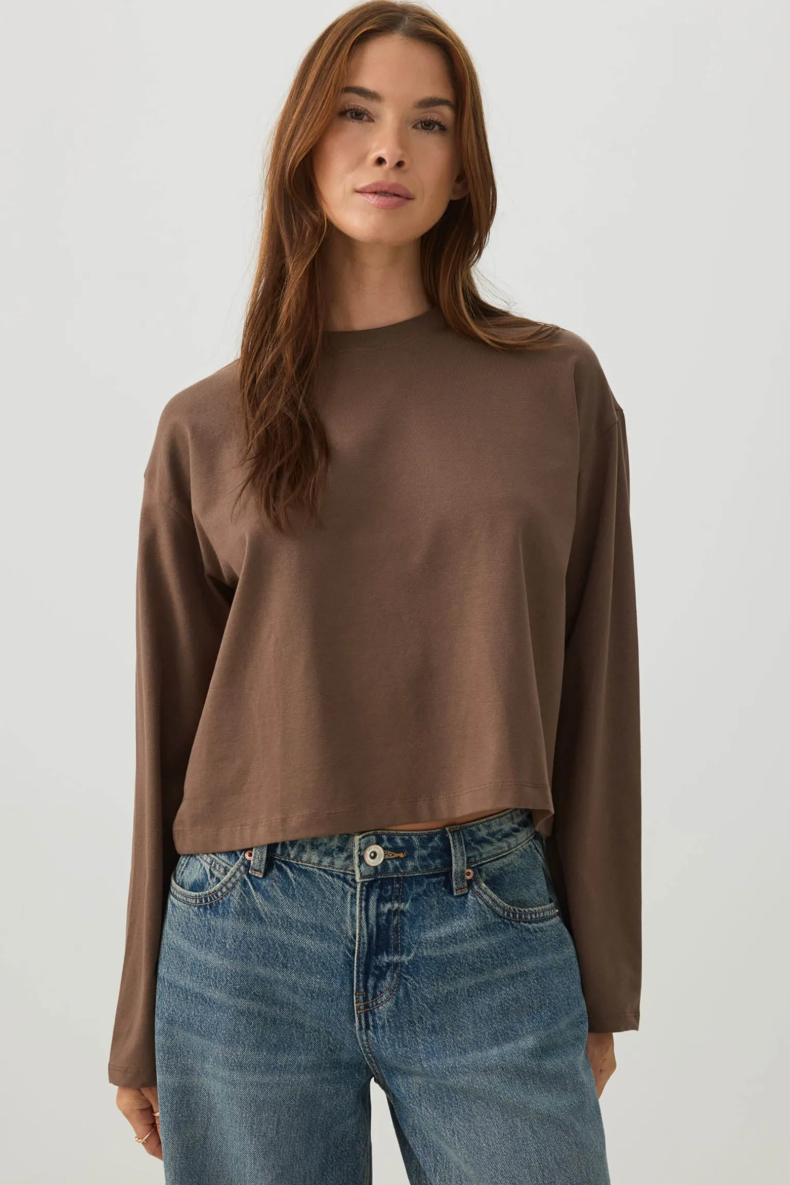 Basicore™ Boxy Long Sleeve T-Shirt