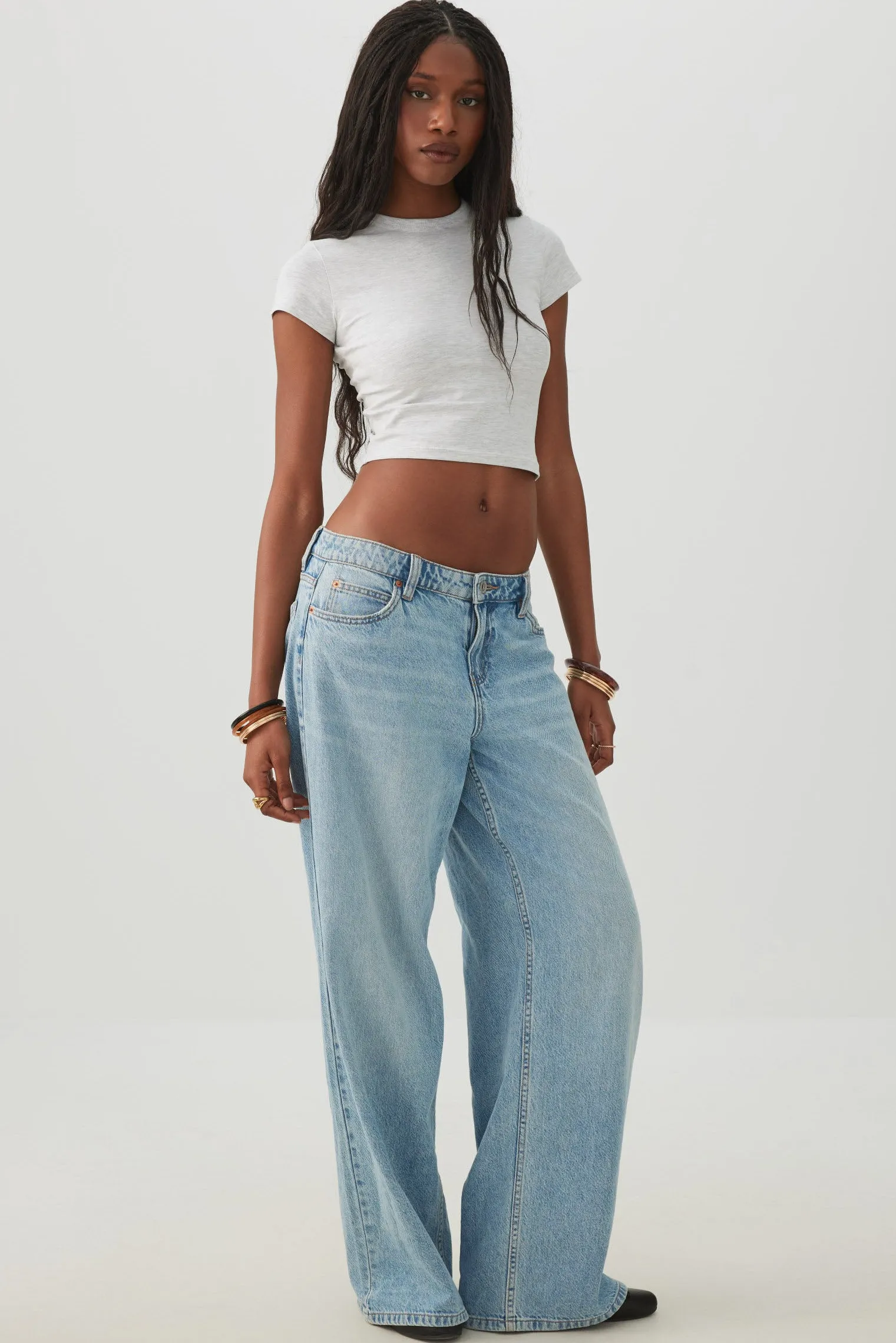 Basicore™ Fitted Crop T-Shirt