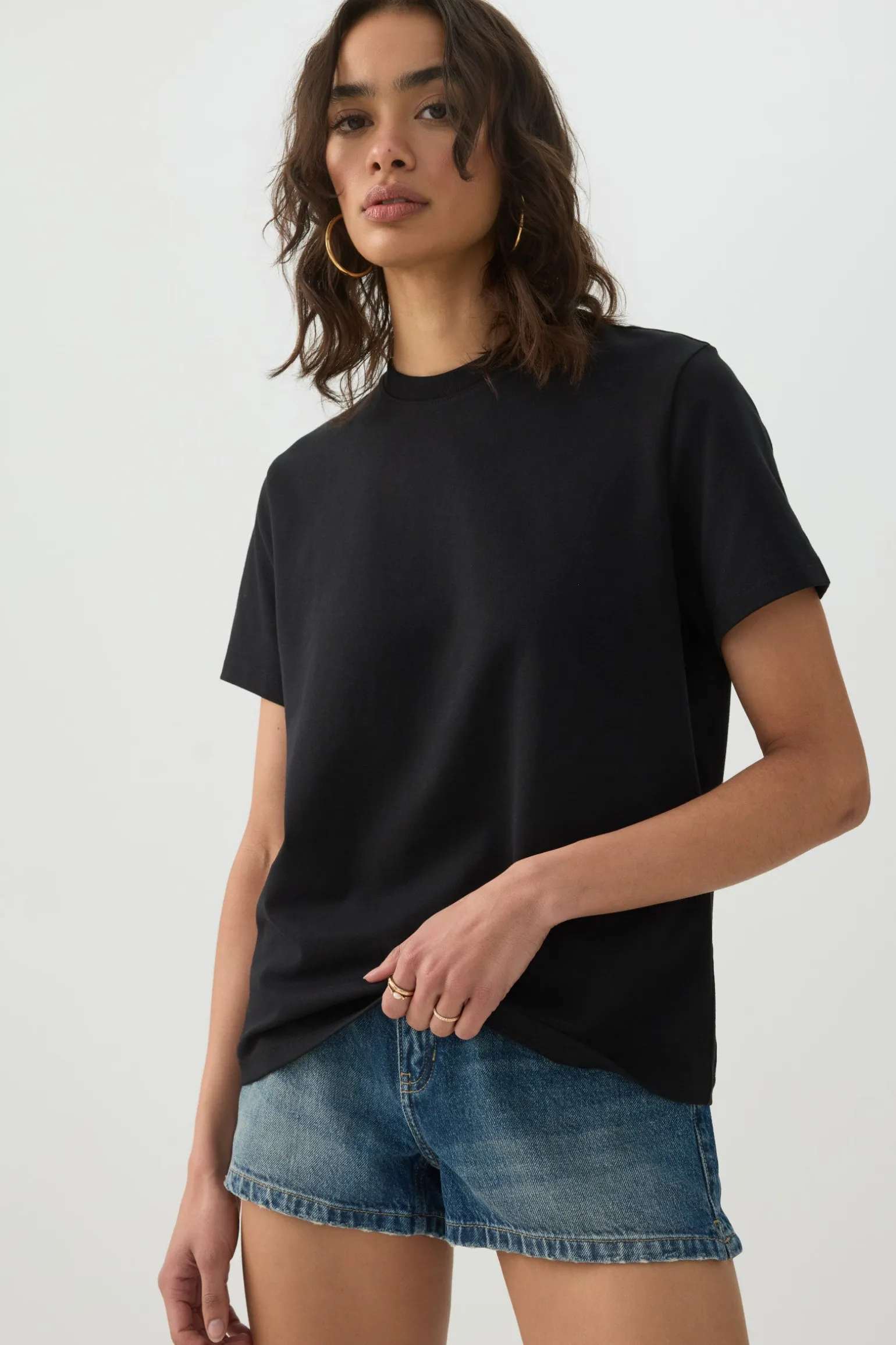 Basic Relaxed Short Sleeve T Shirt
