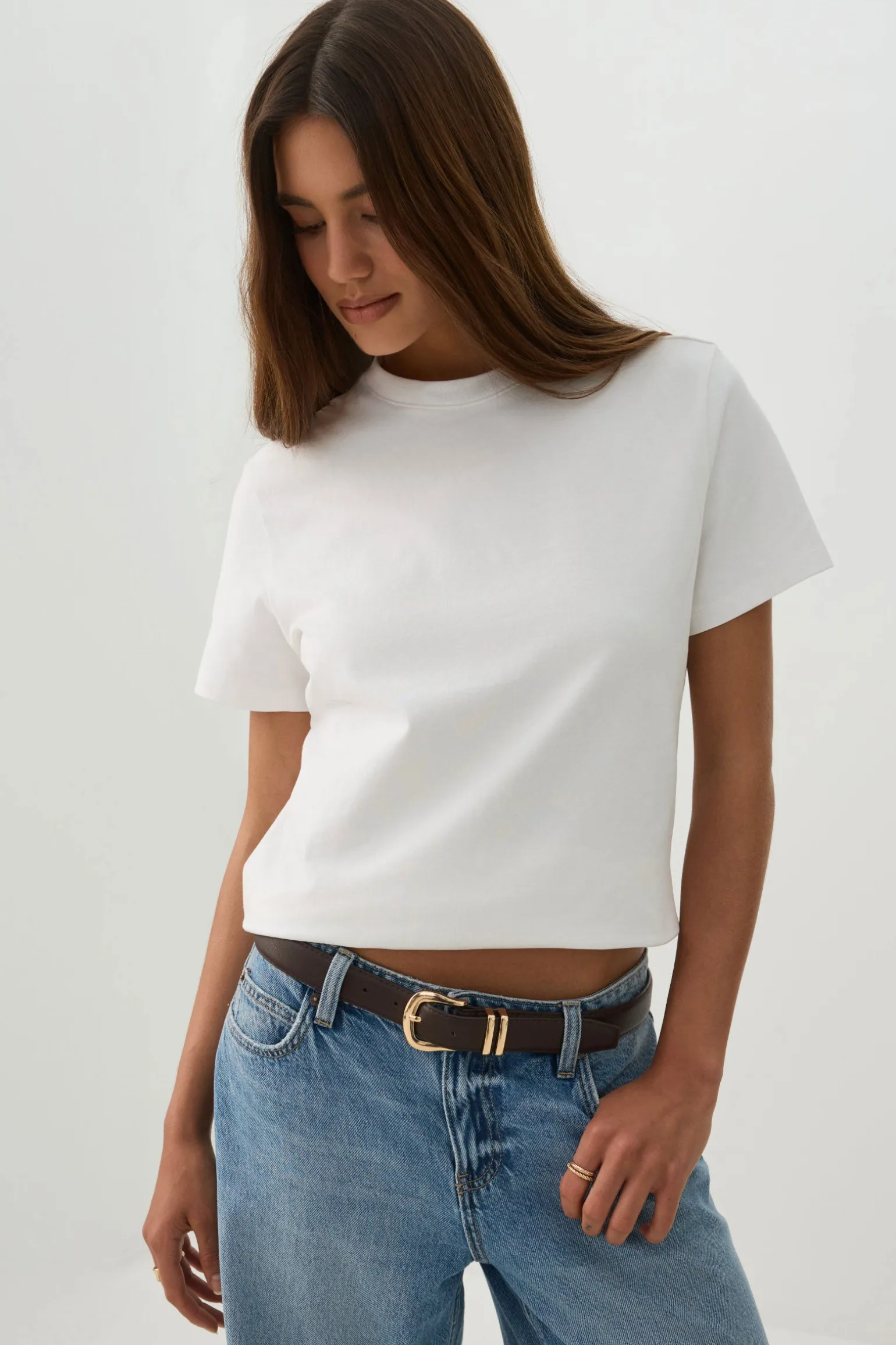 Basic Relaxed Short Sleeve T Shirt