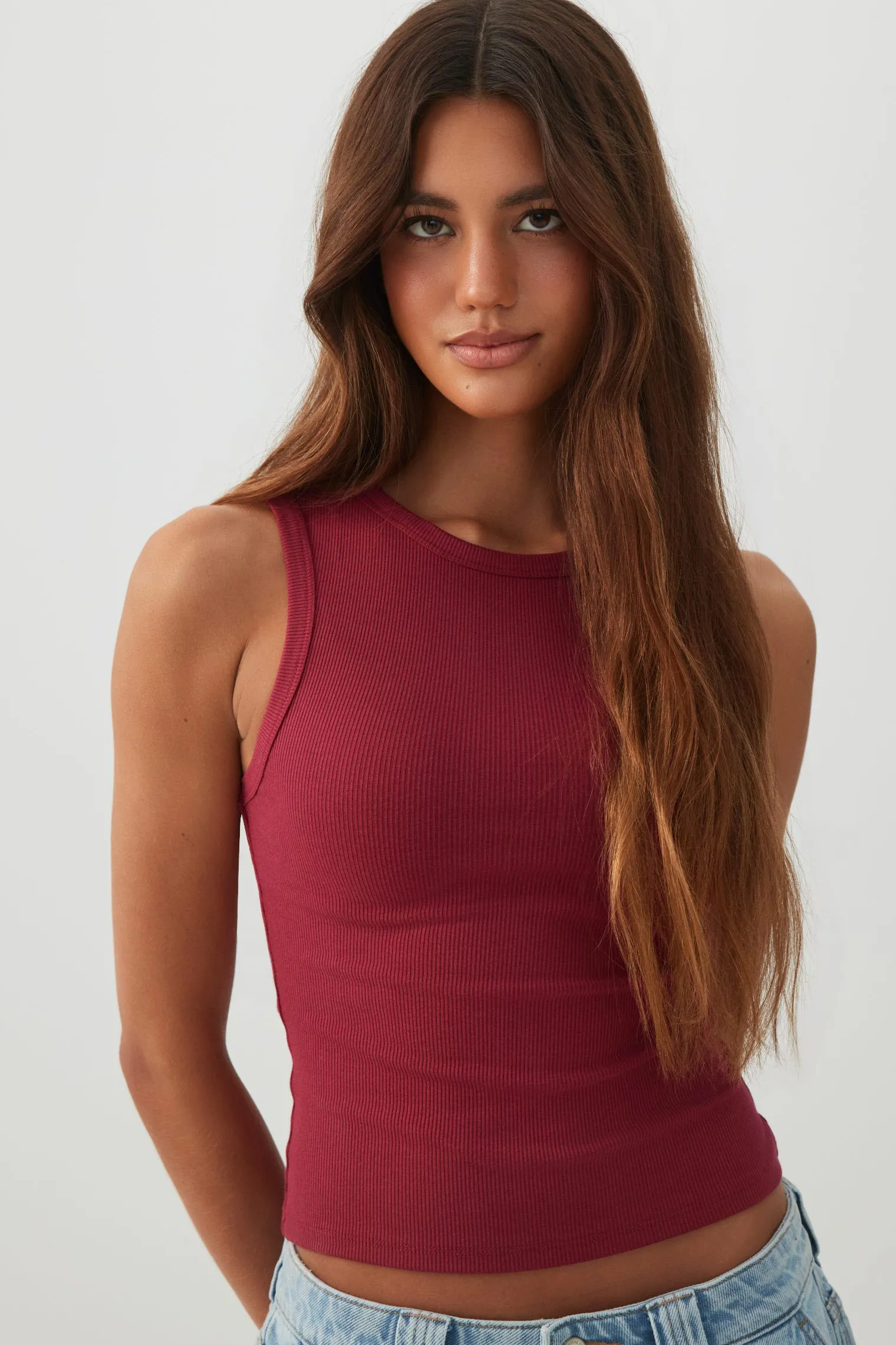 Basic Rib Knit Tank