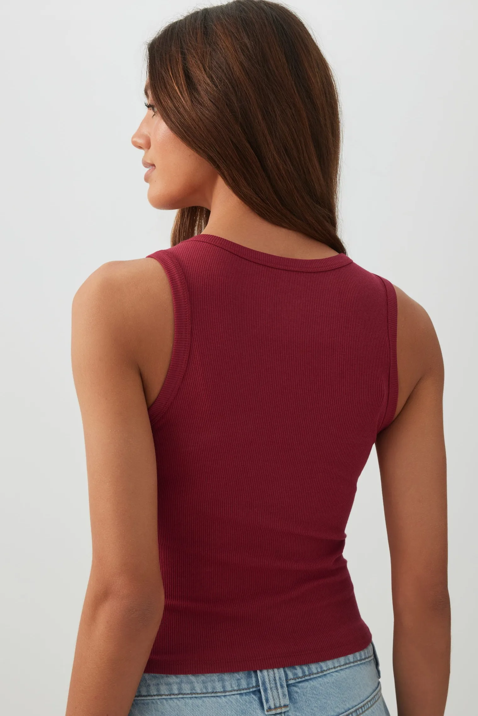 Basic Rib Knit Tank