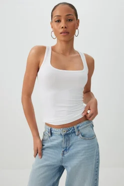 Basic Super Soft Racerback Tank Top