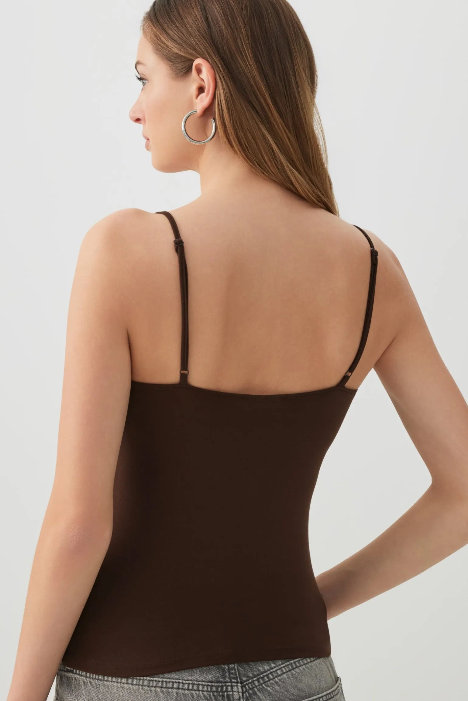 Basic Super Soft Tank Top with Adjustable Straps
