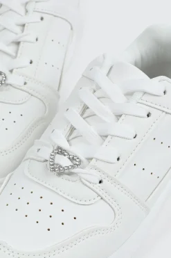 Basketball Sneakers with Charm Detail