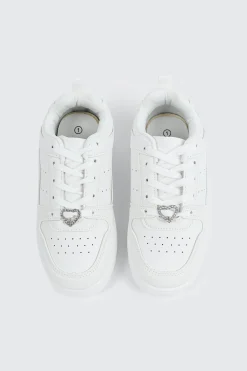 Basketball Sneakers with Charm Detail