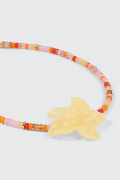 Beaded Hibiscus Choker