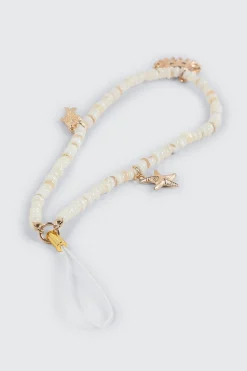 Beaded Phone Charms with Sun and Starfish