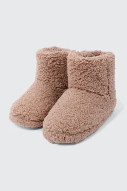 Berber Fleece Bootie Slippers