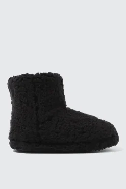 Berber Fleece Bootie Slippers