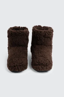 Berber Fleece Bootie Slippers