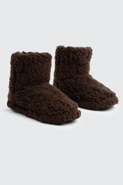 Berber Fleece Bootie Slippers