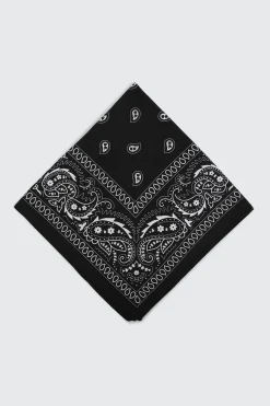Black Paisley Bandana