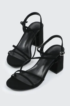 Block Heel Strappy Sandals