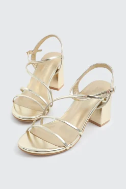 Block Heel Strappy Sandals