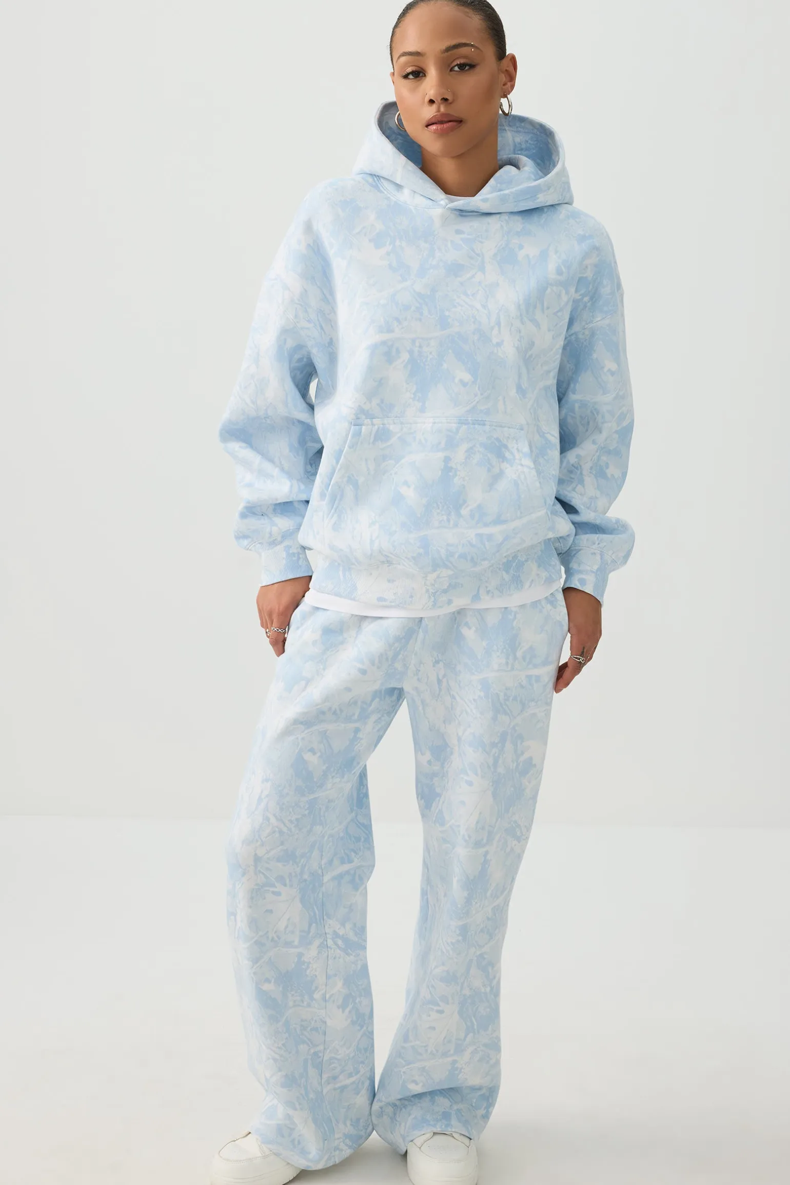 Blue Camouflage Hoodie
