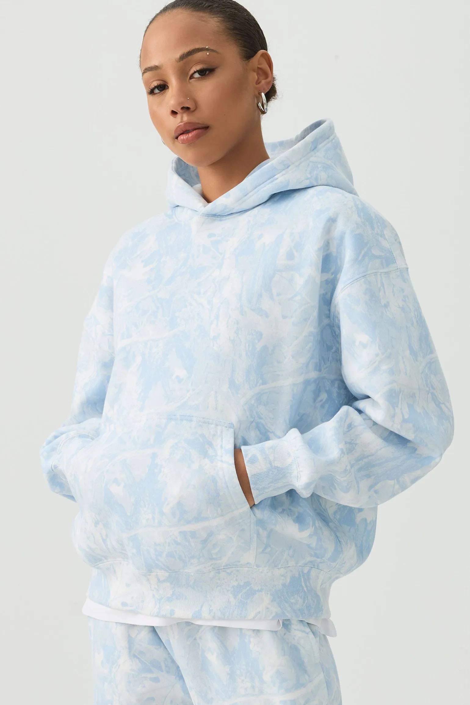 Blue Camouflage Hoodie