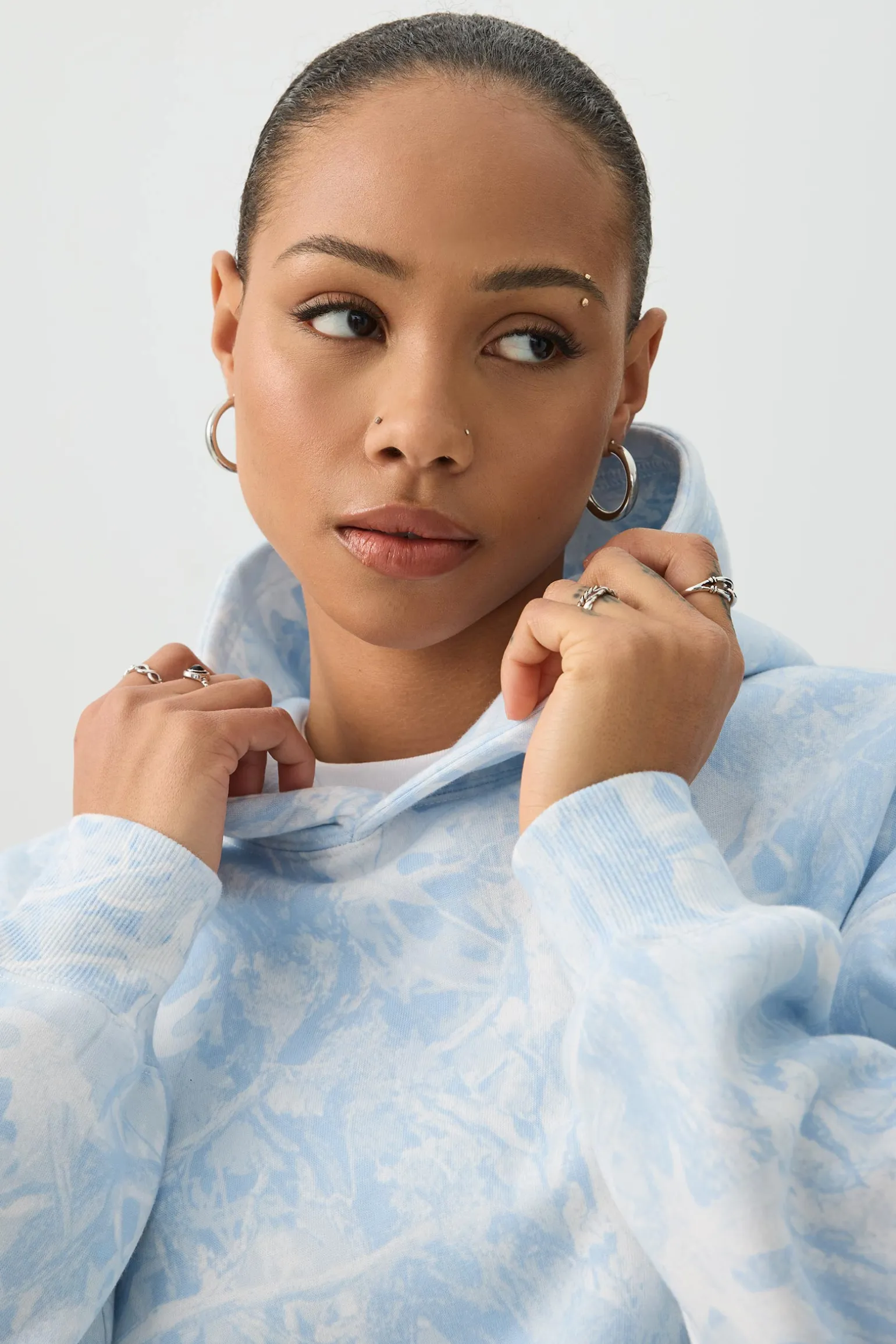 Blue Camouflage Hoodie