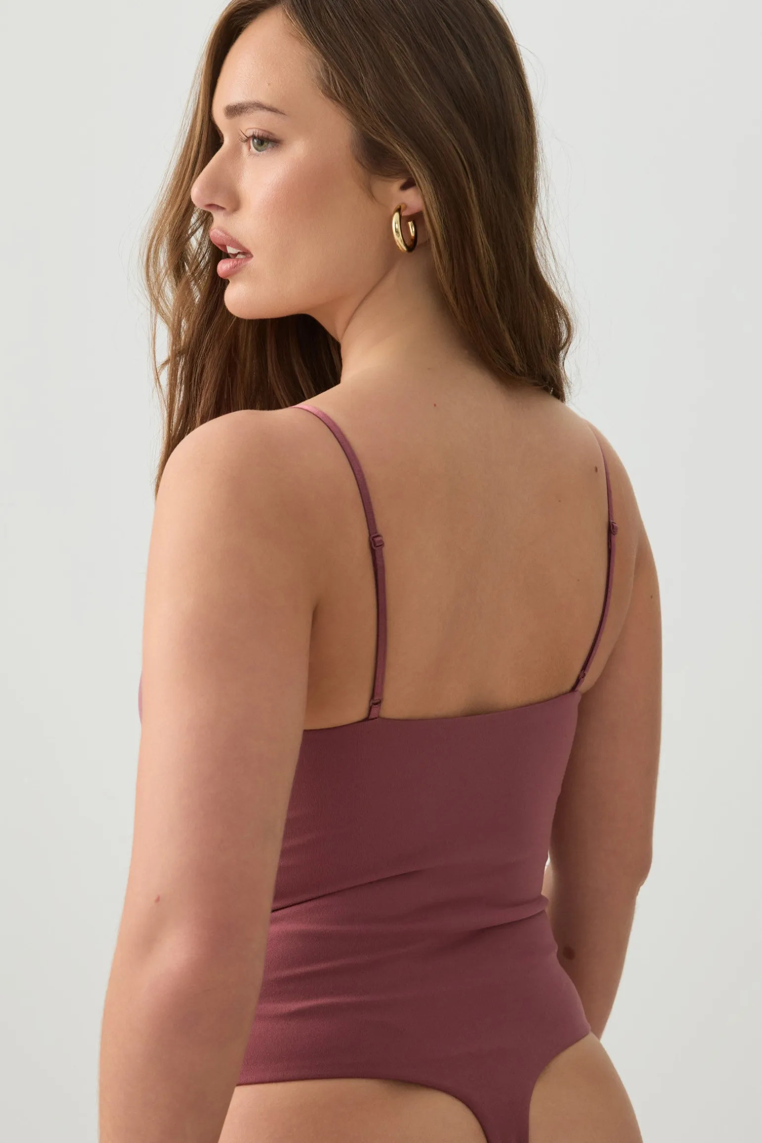 Bodysuit with Adjustable Spaghetti Straps