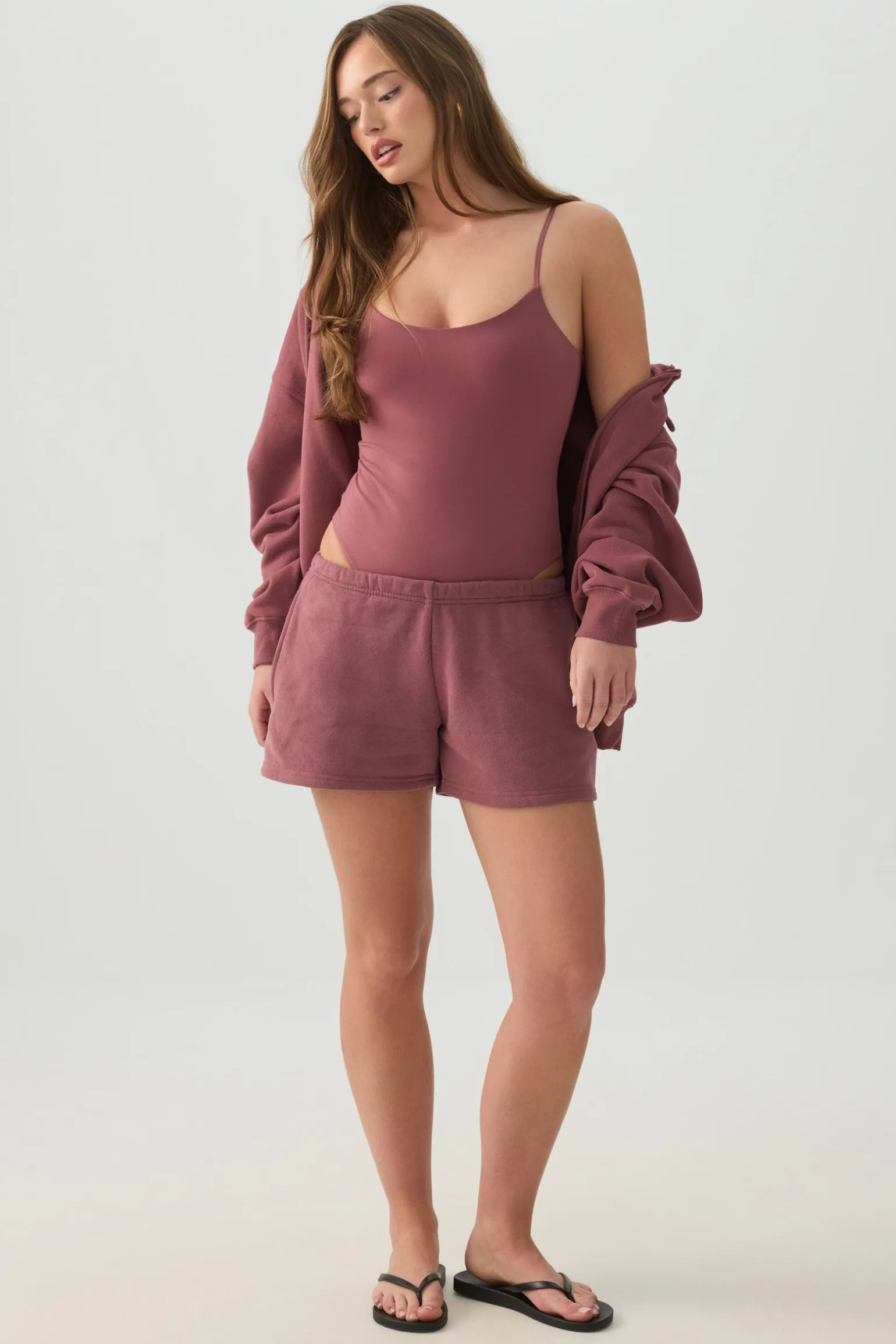 Bodysuit with Adjustable Spaghetti Straps