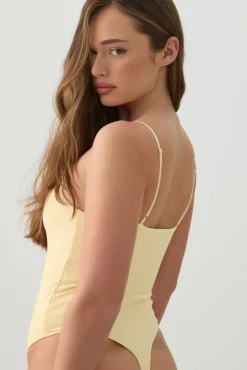 Bodysuit with Adjustable Spaghetti Straps