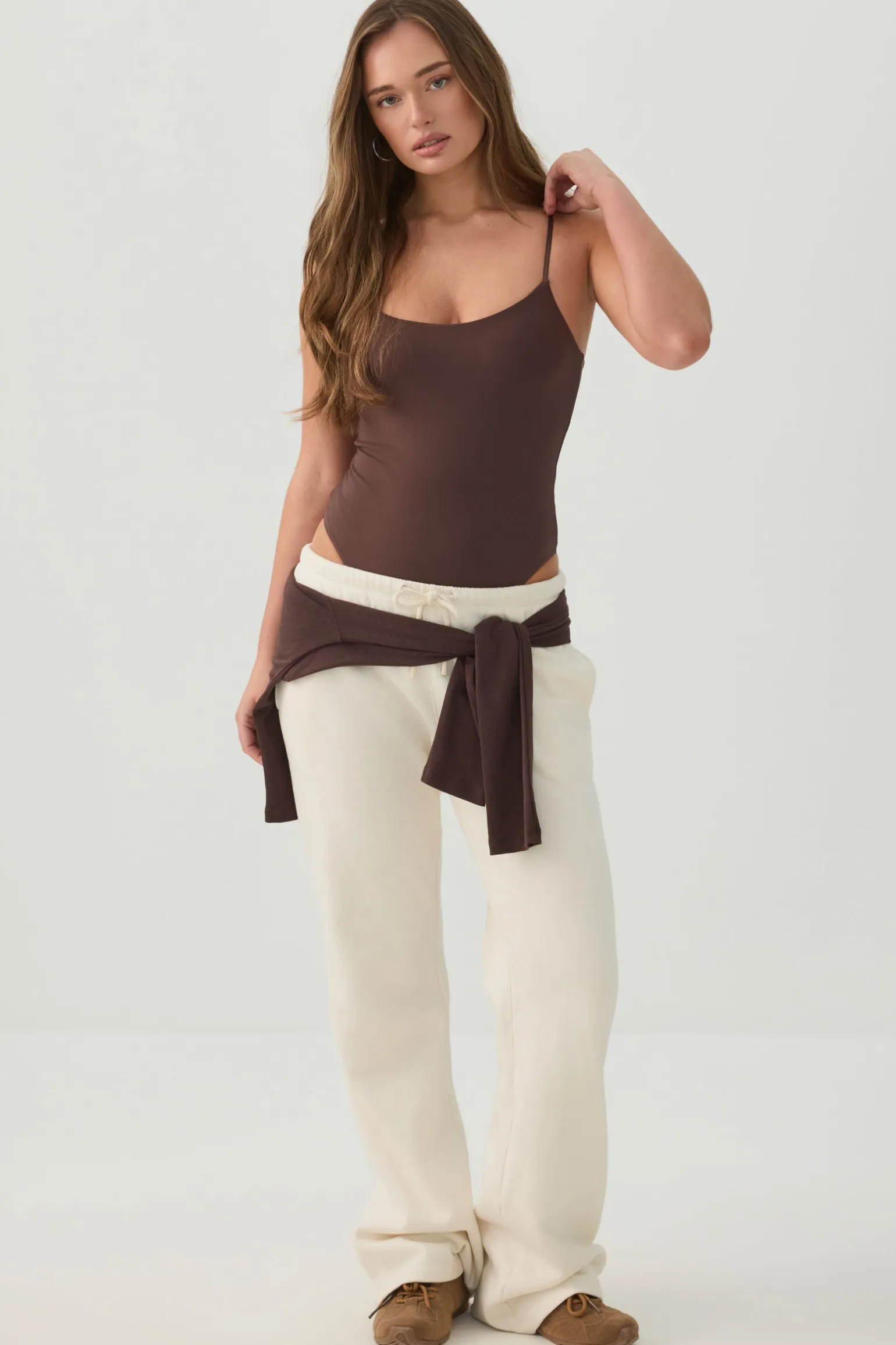 Bodysuit with Adjustable Spaghetti Straps