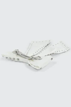 Bow Barrette with Crystals